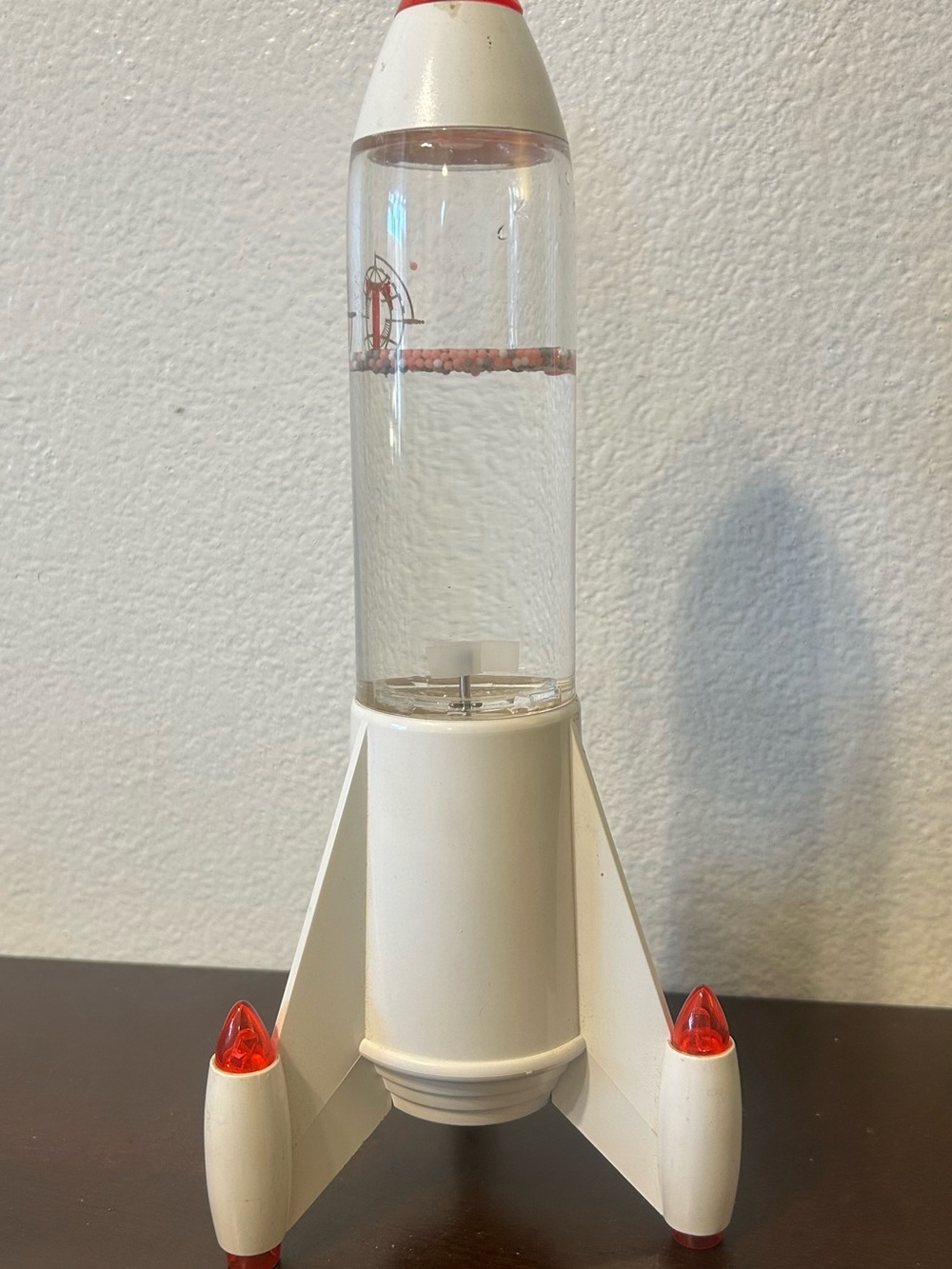 Vintage 90s Disneyland Tomorrowland Mini Tornado Rocket Lamp RARE 11.5”x5” - Picture 7 of 11